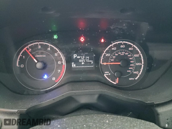 2017 Subaru Impreza Premium with VIN 4S3GKAB69H3609274, listed as a Copart auction lot 51407995 with 88,570 mi miles and Salvage title. Bid and sale history available at DreamBid. Image 9.