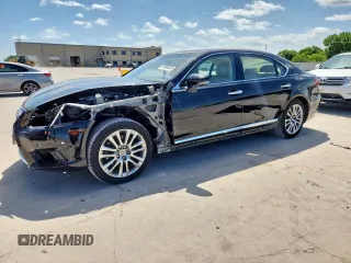 2014 Lexus LS 460 L with VIN JTHGL5EF3E5053378, listed as a Copart auction lot 61666425 with 68,013 mi miles and Salvage title. Bid and sale history available at DreamBid. Image 1.