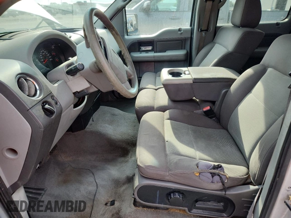 2004 Ford F-150 XLT with VIN 1FTRW12W34KC45527, listed as a Copart auction lot 62613855 with Not provided miles and Salvage title. Bid and sale history available at DreamBid. Image 7.