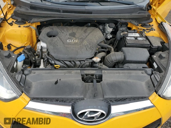 2012 Hyundai Veloster w/Black Int with VIN KMHTC6AD9CU027490, listed as a Copart auction lot 60211855 with 113,836 mi miles and Salvage title. Bid and sale history available at DreamBid. Image 12.