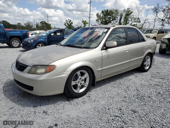 2003 Mazda Protege DX with VIN JM1BJ225X30136666, listed as a Copart auction lot 51496355 with 227,846 mi miles and Salvage Title. Bid and sale history available at carsss.com. Image 1.