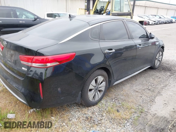 2017 Kia Optima Hybrid with VIN KNAGT4LEXH5014570, listed as a IAAI auction lot 41910017 with 126,532 mi miles. Bid and sale history available at carsss.com. Image 4.