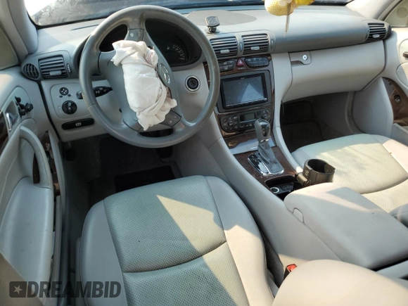 2004 Mercedes-Benz C 320 with VIN WDBRF64J64F449079, listed as a Copart auction lot 70637514 with 130,830 mi miles and Salvage Title. Bid and sale history available at DreamBid. Image 8.