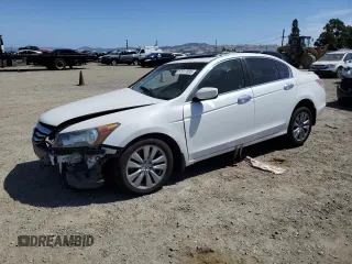 2011 Honda Accord EX-L with VIN 1HGCP3F84BA028356, listed as a Copart auction lot 57917095 with 162,179 mi miles and Salvage title. Bid and sale history available at DreamBid. Image 1.