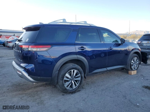2024 Nissan Pathfinder SL with VIN 5N1DR3CC6RC252552, listed as a Copart auction lot 86619954 with 3,509 mi miles and Salvage Title. Bid and sale history available at carsss.com. Image 3.