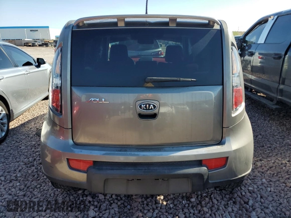 2010 Kia Soul + with VIN KNDJT2A22A7044114, listed as a Copart auction lot 69849854 with 122,320 mi miles and Salvage Title. Bid and sale history available at carsss.com. Image 6.