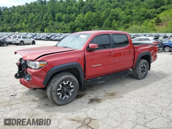 2019 Toyota Tacoma SR with VIN 3TMCZ5AN7KM245470, listed as a Copart auction lot 60737715 with 85,851 mi miles and Salvage title. Bid and sale history available at DreamBid. Image 1.