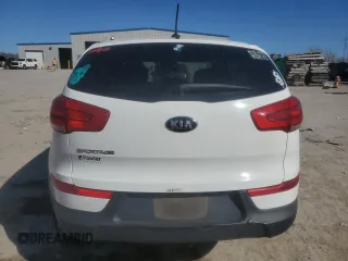 2016 Kia Sportage LX with VIN KNDPB3AC7G7880778, listed as a Copart auction lot 47276945 with 189,032 mi miles and Salvage Title. Bid and sale history available at carsss.com. Image 6.