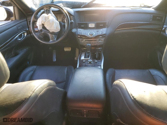 2016 Infiniti Q70 with VIN JN1BY1AP9GM220133, listed as a Copart auction lot 84842574 with NaN miles and Salvage Title. Bid and sale history available at carsss.com. Image 8.