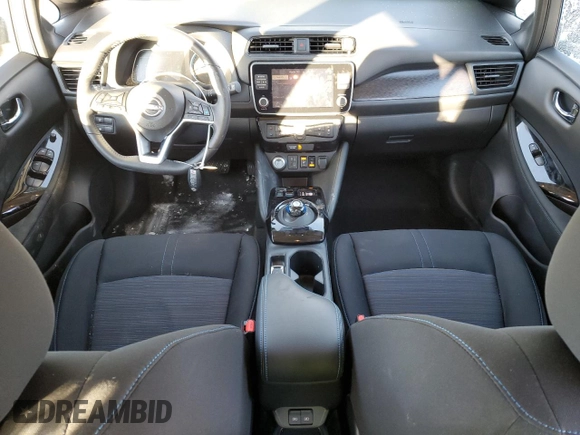 2025 Nissan LEAF SV Plus with VIN 1N4CZ1CV8SC559142, listed as a Copart auction lot 89408495 with 2,213 mi miles and Salvage Title. Bid and sale history available at carsss.com. Image 8.