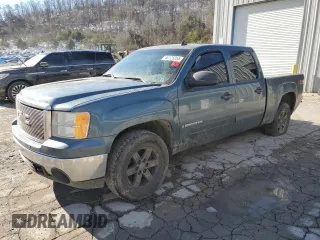 2008 GMC Sierra 1500 SLE1 with VIN 2GTEK13M281203766, listed as a Copart auction lot 46125255 with 0 mi miles and Salvage Title. Bid and sale history available at carsss.com. Image 1.