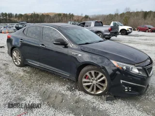 2015 Kia Optima SXL Turbo with VIN 5XXGR4A66FG461497, listed as a Copart auction lot 42052545 with 145,300 mi miles and Salvage Title. Bid and sale history available at DreamBid. Image 4.