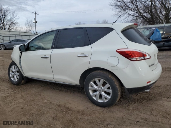 2011 Nissan Murano S with VIN JN8AZ1MW7BW158063, listed as a Copart auction lot 48176475 with 0 mi miles and Clean Title. Bid and sale history available at carsss.com. Image 2.