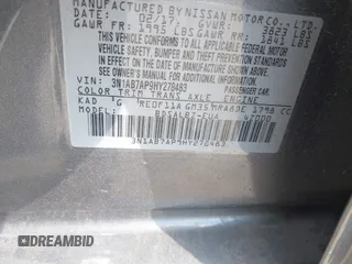 2017 Nissan Sentra SV z VIN 3N1AB7AP9HY278483, wystawiony jako IAAI lot #42213481 z przebiegiem 80 671 mil mil oraz . Historia ofert i sprzedaży dostępna na DreamBid. Obrazek 9.