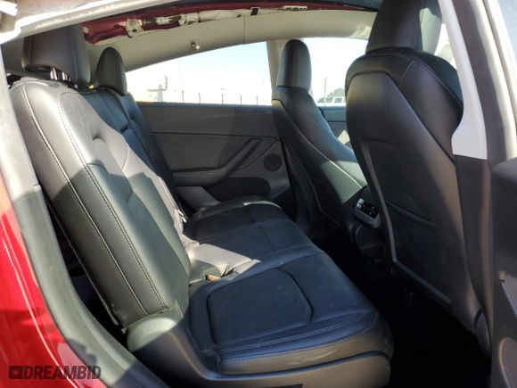 2023 Tesla Model Y Long Range with VIN 7SAYGAEE7PF832264, listed as a Copart auction lot 88822845 with 43,147 mi miles and Salvage Title. Bid and sale history available at carsss.com. Image 12.