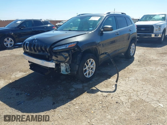 2017 Jeep Cherokee Latitude with VIN 1C4PJMCS1HW525240, listed as a IAAI auction lot 41680409 with 75,109 mi miles. Bid and sale history available at carsss.com. Image 18.