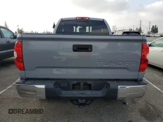 2019 Toyota Tundra SR with VIN 5TFRM5F19KX144410, listed as a Copart auction lot 45596465 with 47,985 mi miles and Salvage title. Bid and sale history available at DreamBid. Image 6.
