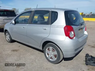 2009 Chevrolet Aveo 1LT with VIN KL1TD66E89B338827, listed as a IAAI auction lot 42033836 with 134,257 mi miles and . Bid and sale history available at DreamBid. Image 3.