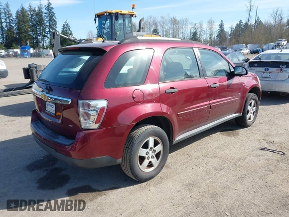 2007 Chevrolet Equinox LS with VIN 2CNDL23F376089600, listed as a IAAI auction lot 41949960 with 193,601 mi miles. Bid and sale history available at carsss.com. Image 4.