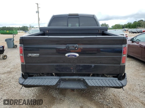 2014 Ford F-150 XL with VIN 1FTFW1ET6EFB74225, listed as a Copart auction lot 58297435 with 111,040 mi miles and Salvage title. Bid and sale history available at DreamBid. Image 6.