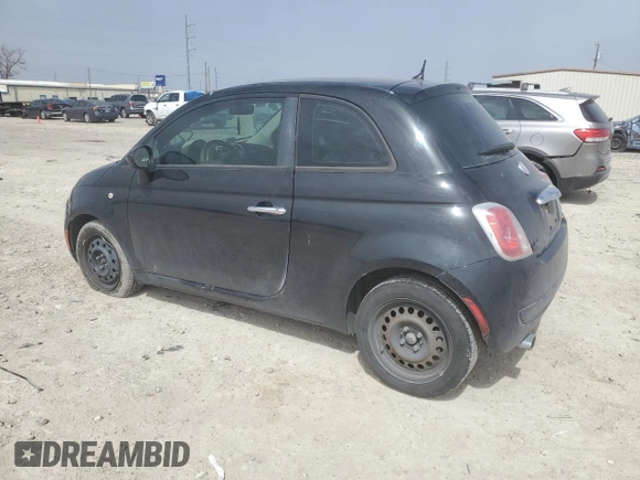2012 FIAT 500 Pop with VIN 3C3CFFAR3CT383018, listed as a Copart auction lot 48038175 with 105,136 mi miles and Salvage Title. Bid and sale history available at carsss.com. Image 2.