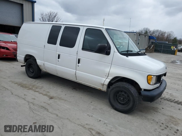 2000 Ford Econoline Cargo with VIN 1FTRE1422YHB49985, listed as a Copart auction lot 52308475 with 78,093 mi miles and Salvage Title. Bid and sale history available at carsss.com. Image 4.