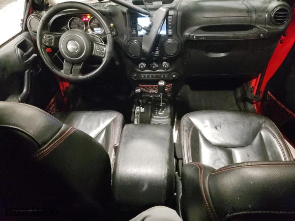 2017 Jeep Wrangler Unlimited Rubicon Recon with VIN 1C4BJWFG9HL678611, listed as a Copart auction lot 82809044 with 144,152 mi miles and Salvage Title. Bid and sale history available at carsss.com. Image 8.