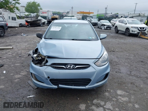 2012 Hyundai Accent GS with VIN KMHCT5AE4CU057239, listed as a IAAI auction lot 42267212 with 99,446 mi miles and . Bid and sale history available at DreamBid. Image 13.