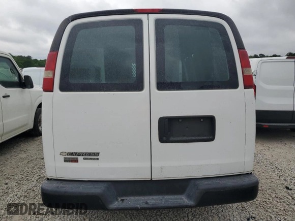 2014 Chevrolet Express Cargo Van with VIN 1GCWGFBA3E1207093, listed as a Copart auction lot 50932455 with 190,185 mi miles and Clean Title. Bid and sale history available at carsss.com. Image 6.
