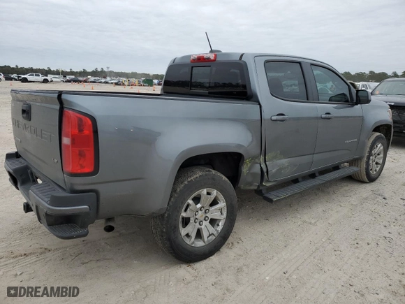 2022 Chevrolet Colorado 2WD LT with VIN 1GCGSCEN6N1169634, listed as a Copart auction lot 89356825 with 44,409 mi miles and Salvage Title. Bid and sale history available at carsss.com. Image 3.