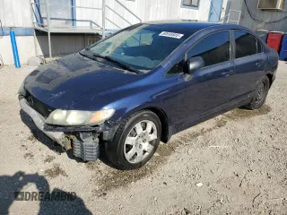 2009 Honda Civic LX z VIN 19XFA16579E010397, wystawiony jako Copart lot #60695885 z przebiegiem 262 130 mil mil oraz Czysty tytuł • Clean title. Historia ofert i sprzedaży dostępna na DreamBid. Obrazek 1.
