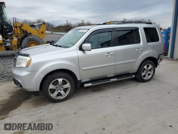 2013 Honda Pilot EX-L with VIN 5FNYF4H52DB008035, listed as a Copart auction lot 53249375 with 110,465 mi miles and Salvage Title. Bid and sale history available at carsss.com. Image 1.