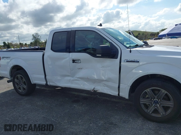 2020 Ford F-150 XL with VIN 1FTEX1CP4LKE56026, listed as a IAAI auction lot 41196057 with 92,828 mi miles and . Bid and sale history available at DreamBid. Image 6.