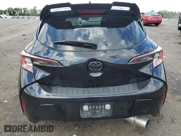 2021 Toyota Corolla Hatchback SE with VIN JTND4MBE8M3110672, listed as a Copart auction lot 64166344 with 50,325 mi miles and Salvage Title. Bid and sale history available at carsss.com. Image 6.