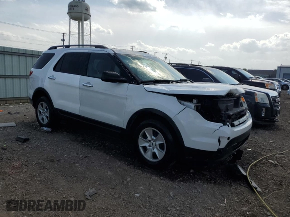 2013 Ford Explorer with VIN 1FM5K7B81DGB04386, listed as a Copart auction lot 56817415 with Not provided miles and Salvage title. Bid and sale history available at DreamBid. Image 4.