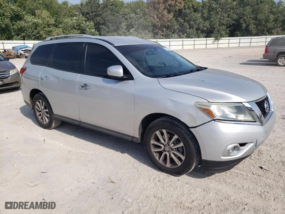 2015 Nissan Pathfinder S with VIN 5N1AR2MN6FC654757, listed as a Copart auction lot 68568464 with 211,309 mi miles and Salvage Title. Bid and sale history available at carsss.com. Image 4.