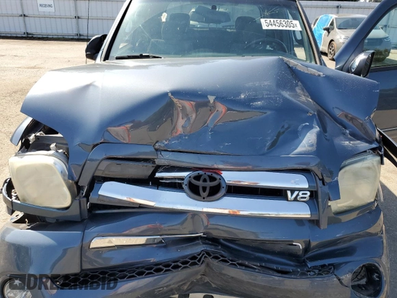 2005 Toyota Tundra SR5 with VIN 5TBDT44145S500565, listed as a Copart auction lot 54456305 with Not Provided miles and Salvage Title. Bid and sale history available at DreamBid. Image 11.
