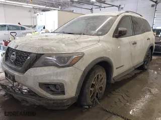 2019 Nissan Pathfinder S with VIN 5N1DR2MM9KC647851, listed as a IAAI auction lot 41289955 with 77346 miles. Bid and sale history available at carsss.com. Image 17.