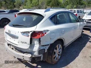 2017 Infiniti QX50 with VIN JN1BJ0RR0HM408741, listed as a IAAI auction lot 42031644 with 121,363 mi miles and . Bid and sale history available at DreamBid. Image 4.