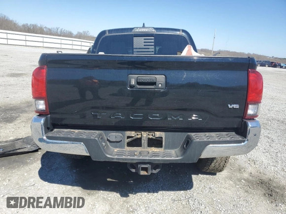 2018 Toyota Tacoma SR with VIN 5TFCZ5AN3JX128185, listed as a Copart auction lot 48668685 with 0 mi miles and Salvage Title. Bid and sale history available at carsss.com. Image 6.