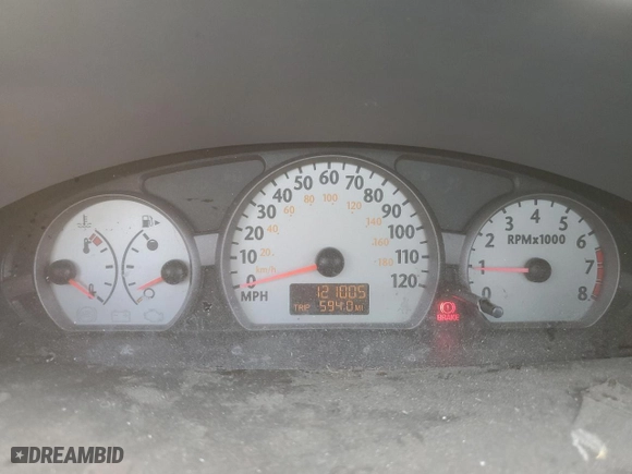 2003 Saturn ION with VIN 1G8AL52F53Z128478, listed as a Copart auction lot 82611194 with 121,005 mi miles and Clean Title. Bid and sale history available at carsss.com. Image 9.