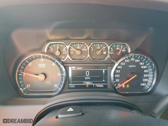 2019 Chevrolet Tahoe LS with VIN 1GNSCAKC3KR368076, listed as a Copart auction lot 46339485 with 77,963 mi miles and Salvage Title. Bid and sale history available at carsss.com. Image 9.