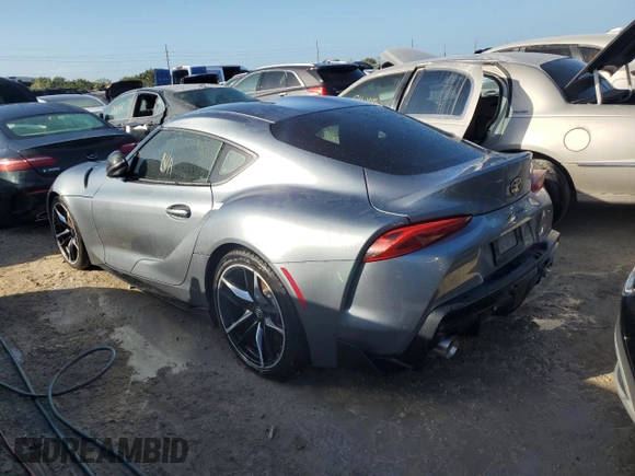 2022 Toyota GR Supra 3.0 with VIN WZ1DB0C01NW048751, listed as a Copart auction lot 75191114 with 0 mi miles and Non Repairable. Bid and sale history available at carsss.com. Image 2.