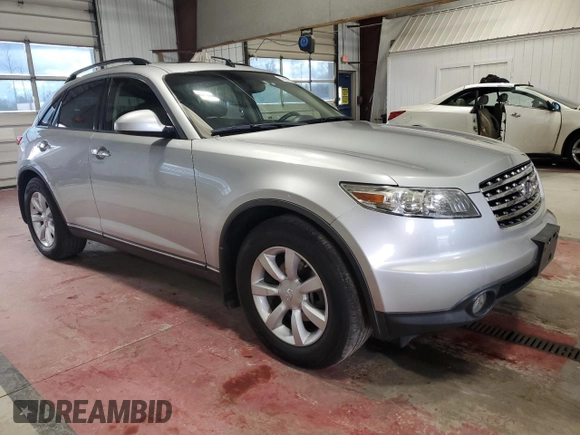 2004 Infiniti FX35 with VIN JNRAS08W64X203317, listed as a Copart auction lot 76169034 with 174,475 mi miles and Clean Title. Bid and sale history available at carsss.com. Image 4.