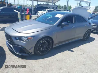 2023 Mercedes-Benz CLA 45 AMG with VIN W1K5J5DBXPN414966, listed as a IAAI auction lot 42265563 with 26,039 mi miles and . Bid and sale history available at DreamBid. Image 18.