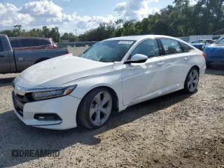 2018 Honda Accord Touring with VIN 1HGCV1F94JA059656, listed as a Copart auction lot 62375765 with 20,432 mi miles and Salvage title. Bid and sale history available at DreamBid. Image 1.