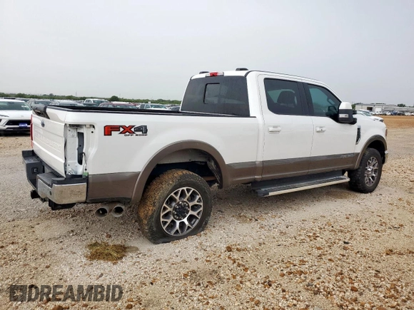2022 Ford F-250 XL with VIN 1FT8W2BT6NEG01444, listed as a Copart auction lot 62146025 with 81,334 mi miles and Clean title. Bid and sale history available at DreamBid. Image 3.