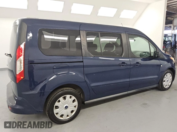 2019 Ford Transit Connect XLT with VIN NM0GE9F28K1392152, listed as a Copart auction lot 56197185 with 109,409 mi miles and Clean title. Bid and sale history available at DreamBid. Image 3.