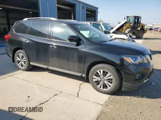 2017 Nissan Pathfinder SL with VIN 5N1DR2MM1HC632351, listed as a Copart auction lot 48970295 with 75,638 mi miles and Salvage Title. Bid and sale history available at DreamBid. Image 4.