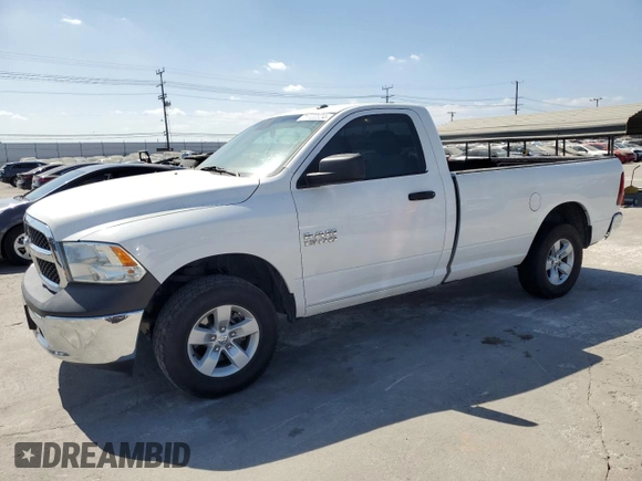 2018 Ram 1500 Tradesman with VIN 3C6JR7DG7JG176140, listed as a Copart auction lot 71122624 with 186,497 mi miles and Clean title. Bid and sale history available at DreamBid. Image 1.